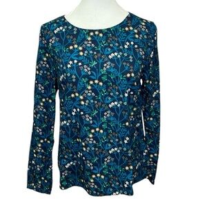 Seasalt Cornwall Floral Blouse Navy